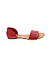Nicole Red Flats Size 6 - photo 1