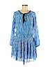 MICHAEL Michael Kors 100% Polyester Blue Casual Dress Size M - photo 1
