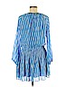 MICHAEL Michael Kors 100% Polyester Blue Casual Dress Size M - photo 2