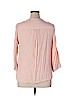 Dalia Collection 100% Rayon Pink 3/4 Sleeve Blouse Size 1X - photo 2