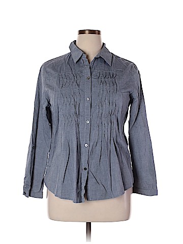 Additions by Chico's Long Sleeve Button-Down Shirt (view 1)