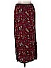 Mossimo 100% Rayon Burgundy Casual Skirt Size XL - photo 2