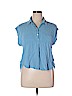 Forever 21 Plus Blue Sleeveless Blouse Size XL - photo 1