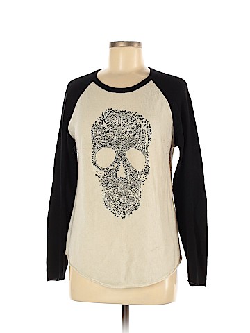 Aqua Cashmere Pullover Sweater (view 1)