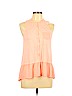 Hollister 100% Polyester Orange Sleeveless Top Size M - photo 1