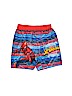 Marvel 100% Polyester Stripes Graphic Blue Board Shorts Size 3T - photo 1