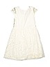 Justice 100% Polyester Ivory Special Occasion Dress Size 10 - photo 2