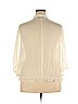 Old Navy 100% Polyester Ivory 3/4 Sleeve Blouse Size XXL - photo 2