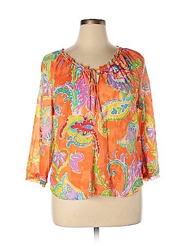 Lauren Jeans Co. Long Sleeve Blouse (view 1)