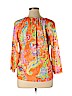 Lauren Jeans Co. 100% Cotton Orange Long Sleeve Blouse Size XL - photo 2