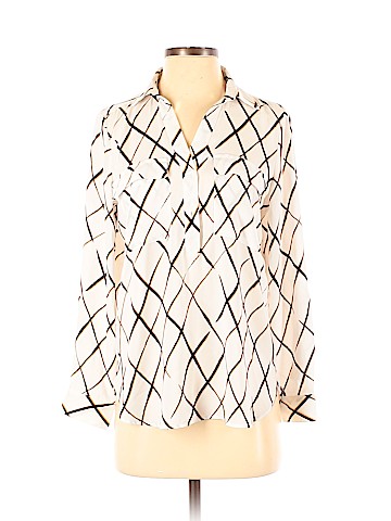 Ann Taylor Factory Long Sleeve Blouse (view 1)