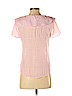 Maeve by Anthropologie Pink Short Sleeve Button-Down Shirt Size 0 - photo 2