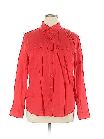 Jones New York Sport Long Sleeve Button-Down Shirt (view 1)