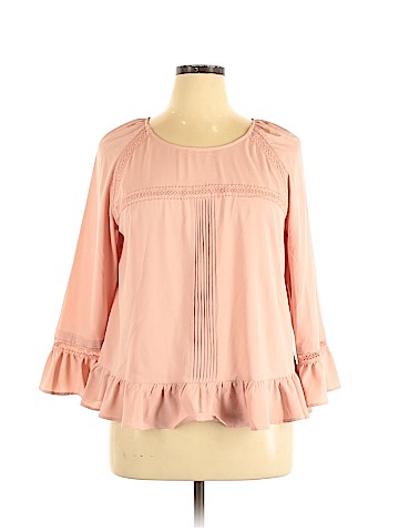 A New Day Long Sleeve Blouse (view 1)