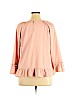 A New Day 100% Polyester Pink Long Sleeve Blouse Size XL - photo 2