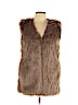 Wenxi Tan Faux Fur Vest Size XL - photo 1