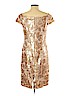 JS Collection 100% Polyester Gold Casual Dress Size 10 - photo 2