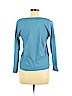 J.jill 100% Pima Cotton Blue Long Sleeve T-Shirt Size M (petite) - photo 2