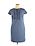 Banana Republic Blue Casual Dress Size 14 - photo 1