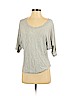 Vince. Gray 3/4 Sleeve Top Size S - photo 1