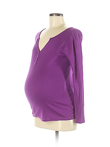Gap - Maternity Long Sleeve Henley (view 1)