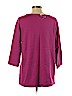Quacker Factory Pink 3/4 Sleeve Top Size L - photo 2