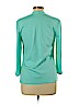 Lafayette 148 New York Blue 3/4 Sleeve Top Size L - photo 2