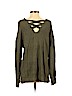 Charlotte Russe 100% Cotton Green Pullover Sweater Size M - photo 2