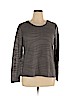 Simply Vera Vera Wang Gray Long Sleeve Top Size XL - photo 1