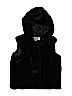 Old Navy Outlet Black Faux Fur Vest Size 16 - photo 1
