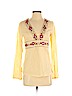 H&M 100% Cotton Yellow Long Sleeve Top Size 4 - photo 1