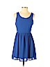 Forever 21 100% Polyester Blue Casual Dress Size S - photo 1