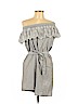 SO 100% Cotton Gray Casual Dress Size L - photo 1