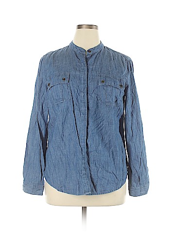 Jones New York Sport Long Sleeve Button-Down Shirt (view 1)