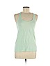 Madewell 100% Linen Green Sleeveless T-Shirt Size XS - photo 1