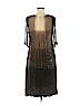 Viviana Uchitel 100% Silk Brown Casual Dress Size Sm (1) - photo 2