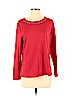 Coldwater Creek 100% Supima Cotton Red Long Sleeve Top Size M (petite) - photo 1
