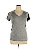 Skechers 100% Polyester Gray Active T-Shirt Size XL - photo 1