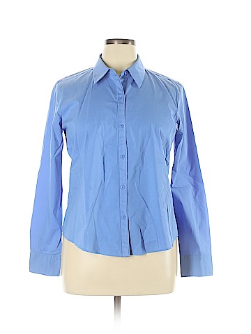 Liz Claiborne Long Sleeve Button-Down Shirt (view 1)