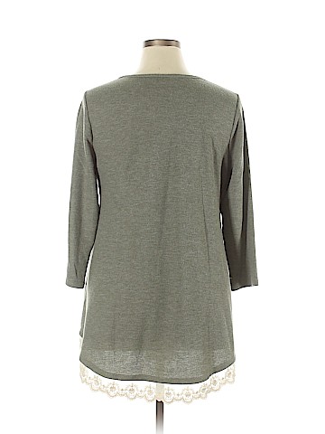 LOGO by Lori Goldstein Long Sleeve Top (view 2)