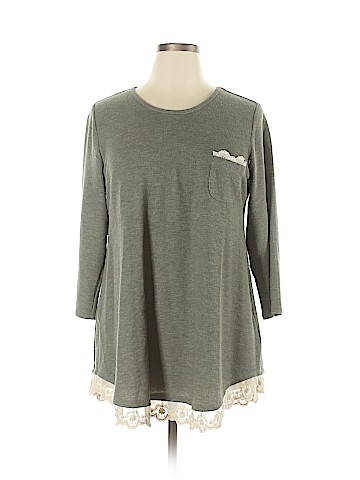 LOGO by Lori Goldstein Long Sleeve Top (view 1)