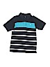 Wrangler Jeans Co 100% Cotton Stripes Blue Short Sleeve Polo Size 10 - 12 - photo 1