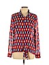 Laundry by Shelli Segal 100% Polyester Red Long Sleeve Blouse Size L - photo 1