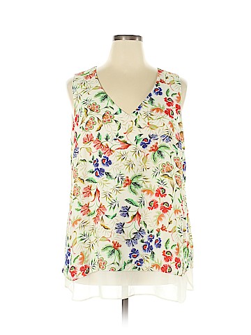 Rose & Olive Sleeveless Blouse (view 1)