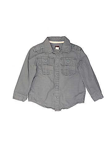 Tea Long Sleeve Button-Down Shirt (view 1)