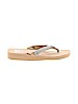 Yellow Box Tan Flip Flops Size 9 - photo 1