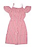 Jenna & Jessie 100% Polyester Solid Pink Jumpsuit Size 10 - photo 2