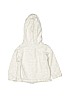 Carter's 100% Cotton Ivory Zip Up Hoodie 6-9 MO / 9 MO - photo 2