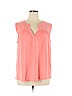 Natural Reflections Pink Sleeveless Top Size XL - photo 1