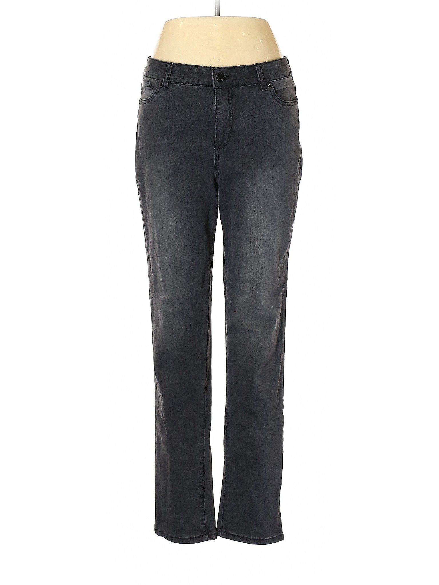 Bandolino Solid Black Jeans Size 12 80 off thredUP